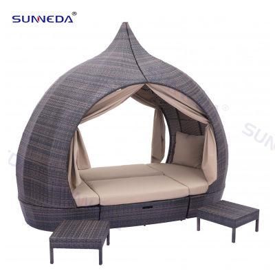 Leisure Hotel Poolside Sunbed Outdoor Rattan Garden Furniture