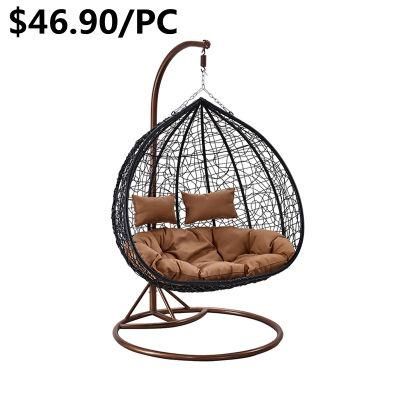 Fancy Modern Leisure Home Hotel Garden Patio Rattan Hanging Swing Chairs