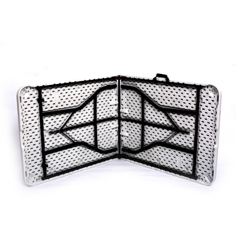 Chinese Fty Cheap Price Vendor Supply 72 Inches 6FT Regular Folding in Half Table 180X74X74 22X1.00mm Foldable in Camping Garden Outdoor Leisure Catering Dinner