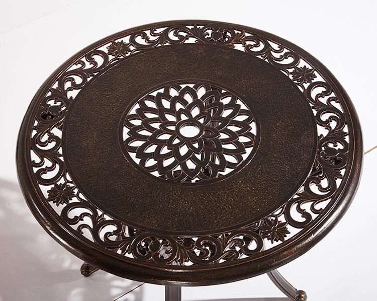 Cast Aluminum Outdoor Furniture Table Set Garden Dining for Patio