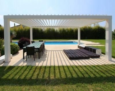 Motorized Free Standing Garden Patio Aluminum Gazebo