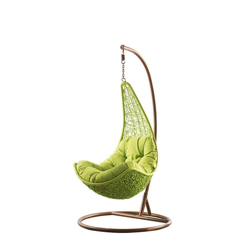 Outdoor Garden Hanging Warter Dropped Wicker Headrest Leisure Swing Chair