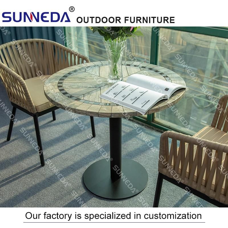 Outdoor Furniture Courtyard Outdoor Leisure Table and Chair Combination Hotel Terrace Garden Villa Rattan Chair Balcony Sofa