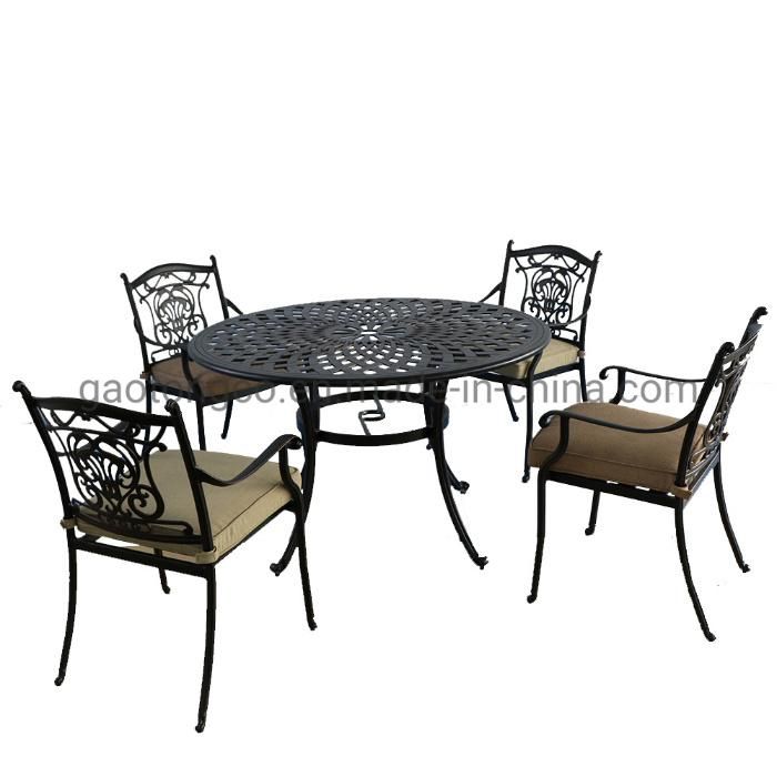 4 Seats Outdoor Dining Table Furniture Set Casting Outdoor Garden Table Furniture