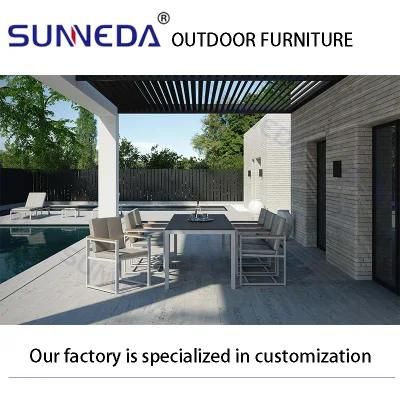 Durable Coffee Deck Picnic Dining Patio Table Garden Chair Set