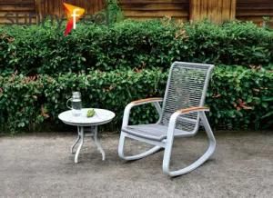 Garden Backyard Patio Bistro with Side Table Leisure Rocking Chair
