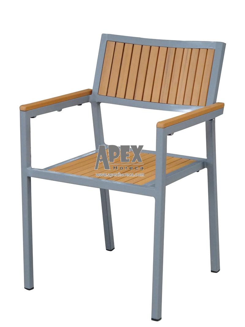 Polywood Cafe Furniture Plastic Wood Outdoor Furniture Dining Chair