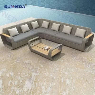 Modern Leisure Rattan Sofa Set Garden Outdoor Furniture