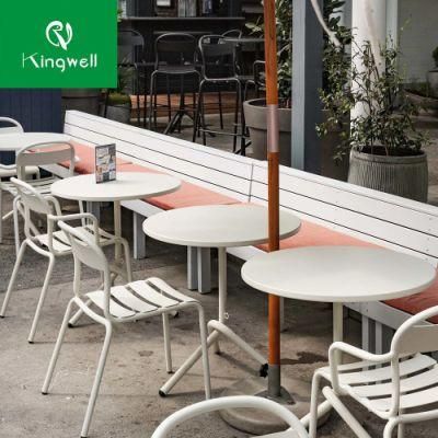Colorful Options Aluminum Outdoor Chair for Patio Bar Use