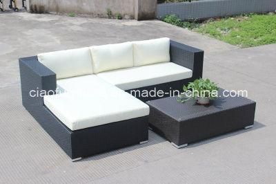 Garden Used Synthetic Rattan Sectional Sofa Set