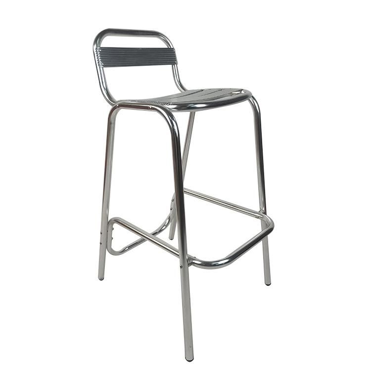 Cheap Price Outdoor Aluminum Furniture Pier Harbor Cafe Leisure Lotus Bar Chair