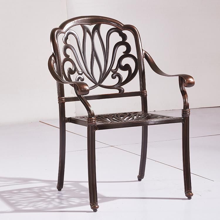 Classic Style Patio Chair Commercial Aluminium Covers Waterproof
