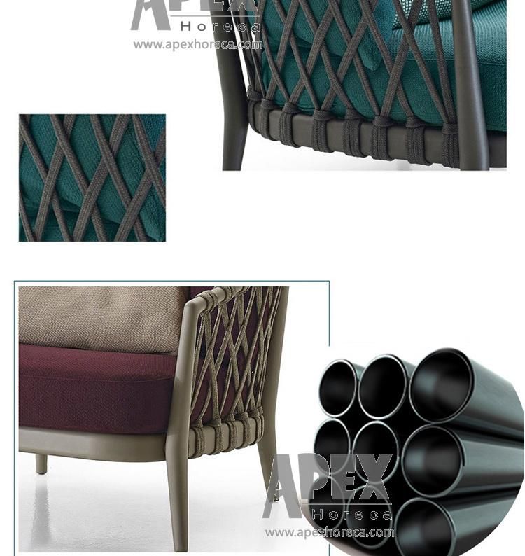 Modern Outdoor Hotel Home Garden Patio Furniture Sofa Set