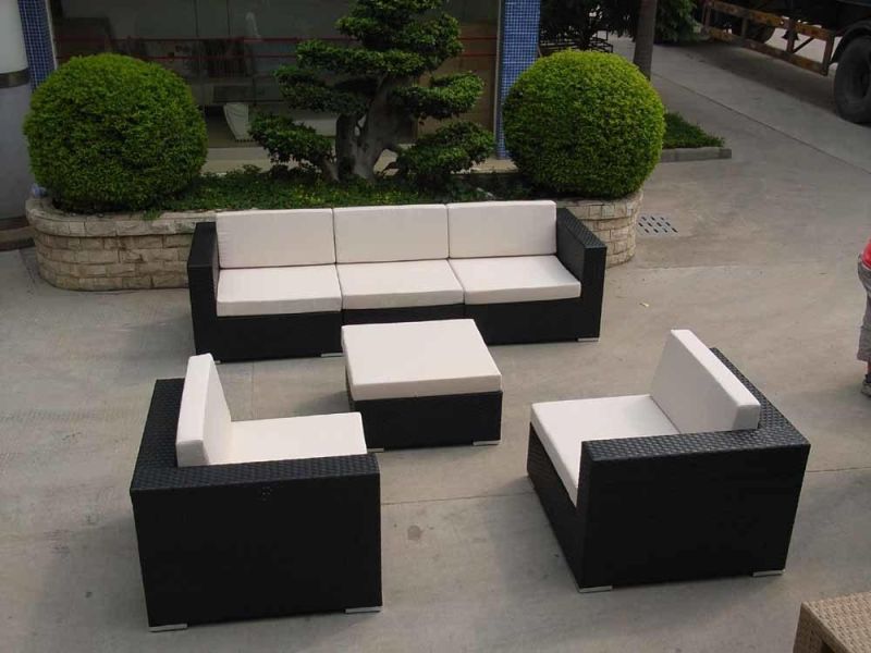 Vintage Garden Patio Wicker / Rattan Sofa Furniture Set - Outdoor Sofa (GS241)