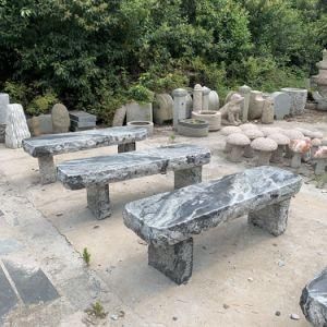 Natural Stone Marble Granite Carving Garden Table and Bench