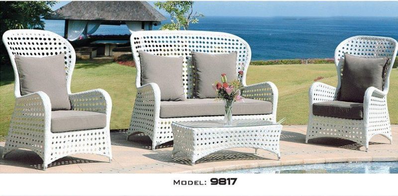 Wholesale Outdoor Furniture Wicker Woven Sofa Collection Outdoor Braiding Sofa
