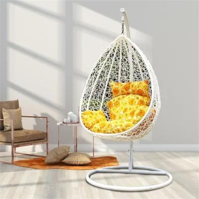 Hot Selling Indoor/Outdoor Hanging Rattan Wicker Single Seat Swinging Chairs