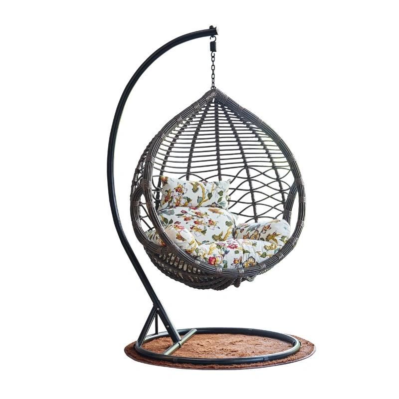 PE Outdoor Home Wicker Rattan Hanging Leisure Garden Swing Chair