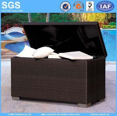 Garden Outdoor Furniture Wicker Rattan Cushion Storage Box