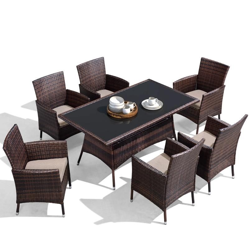 Outdoor Dining Rattan Patio Garden Outside Furniture