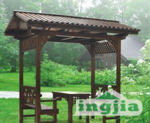 Leisure Solid Wood Patio Garden Canopy Outdoor Gazebo (SC-Y010)