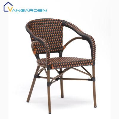 Excellent Quality Rattan Bistro Chairs French Style for Cafe