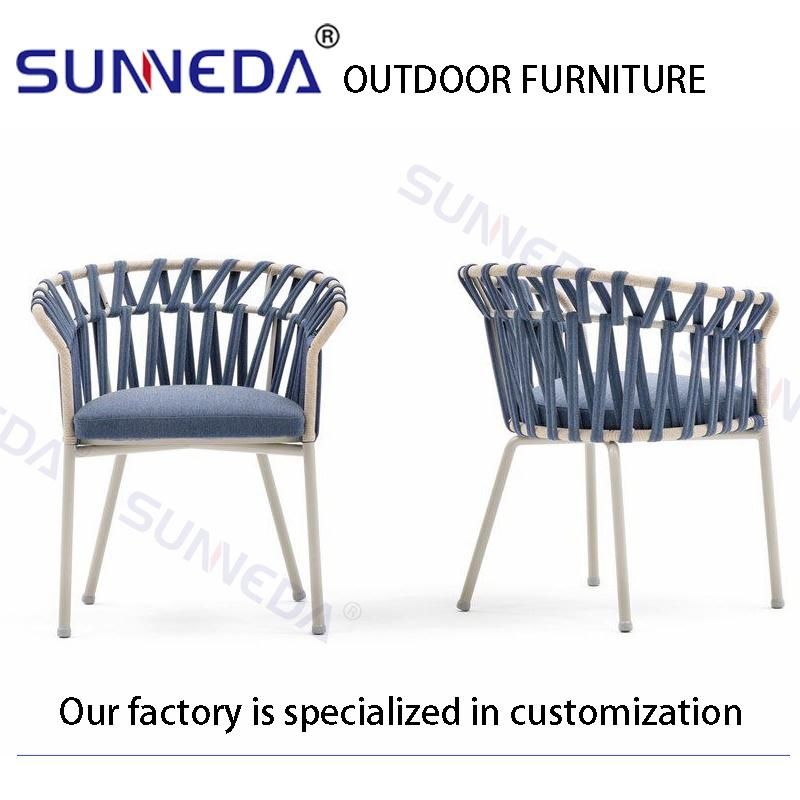 Outdoor Contemporary Hotel Presentable Portable Patio Chair with Dining Table