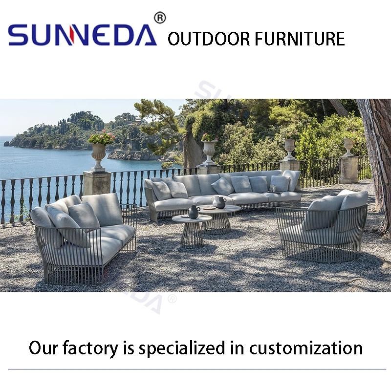 High End Golden Frame Quality Material Coast Beautiful Sofa