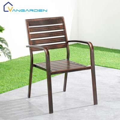 Good Quality Modern Oudoor Cafe Dining Aluminum Chair