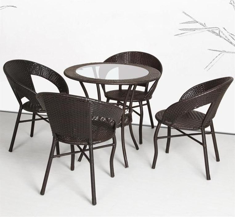 Colorful Outdoor Garden Hotel Furniture Patio Leisure Dining Rattan Chair