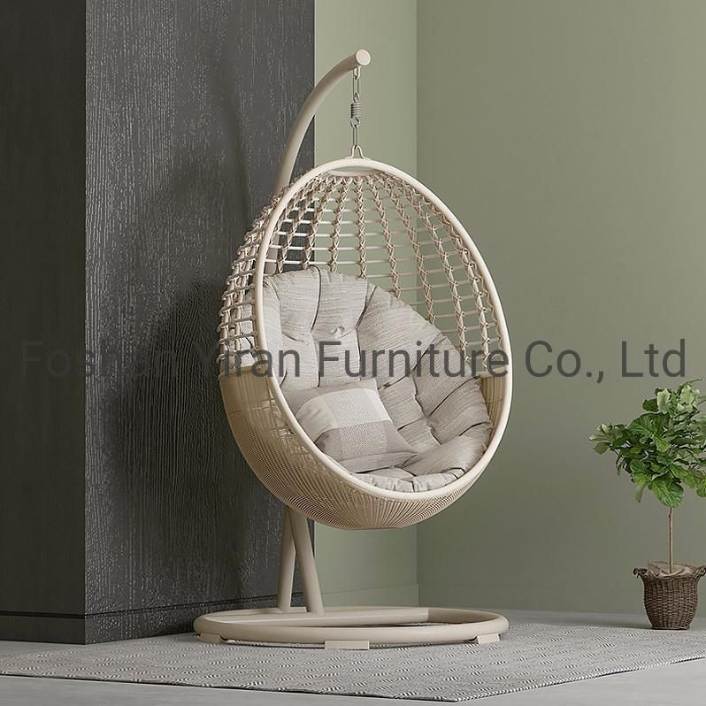 Garden Swinging Chair Water Drop Shaped Swing Chair Wicker Hanging Chair Egg