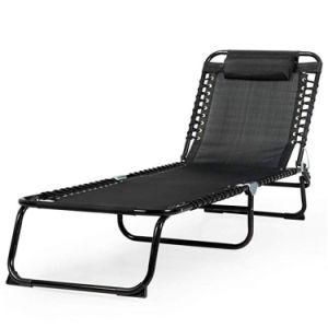 Extended Foldable Aluminum Iron Beach Folding Bed