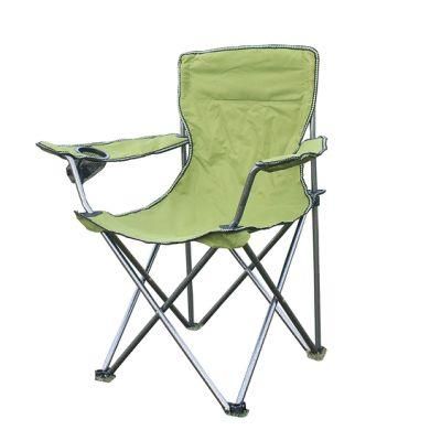Folding Outdoor Beach Chair with Mesh Cup Holder for Picnic, Camping, Fishing