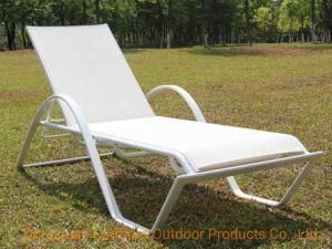 Contemporary Sun Lounger / Batyline/ Aluminum / Garden/Hotel Terrace