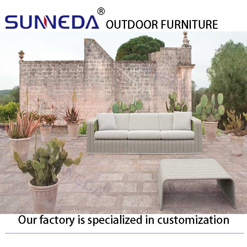 Luxury Project Hotel Villa High Class Aluminum Outdoor Furniture Garden Sets