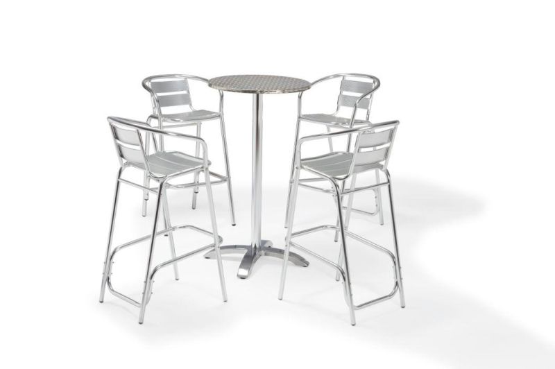 Leisure Anodized Chair Table for Hotel Garden
