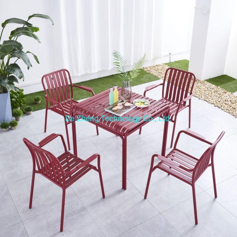 New Design High Class Modern Patio Station Outdoor Garden Furniture for Restaurant
