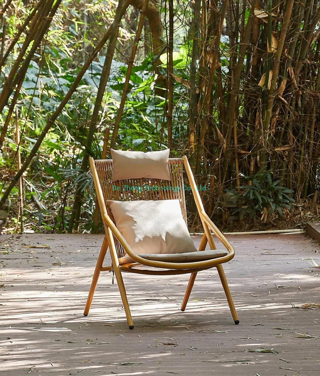 Hot Sell Outdoor Rope Chair All Weather Cheap Bistro Patio Garden Chair Patio Furniture New Design Garden Chairs