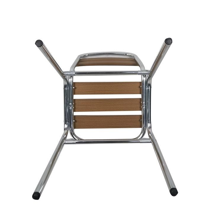Street Outdoor White Ash Solid Wood Chair Outdoor Furniture