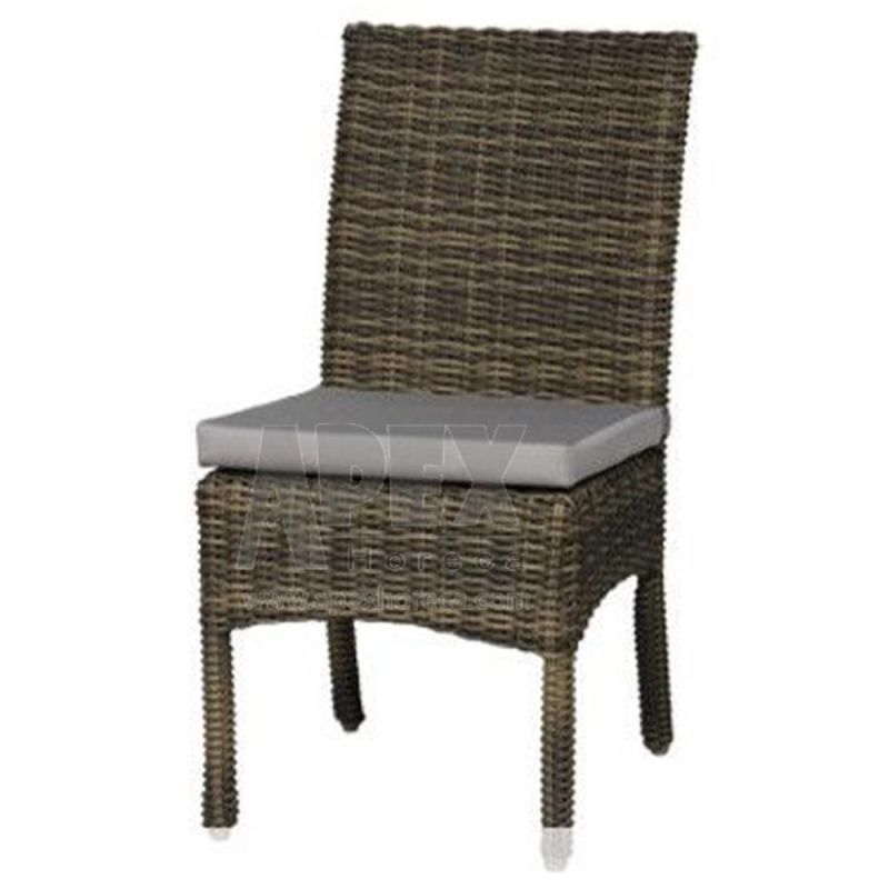 Outdoor Aluminum Rattan Garden Dining Rattan Chair Side Chair Furniture