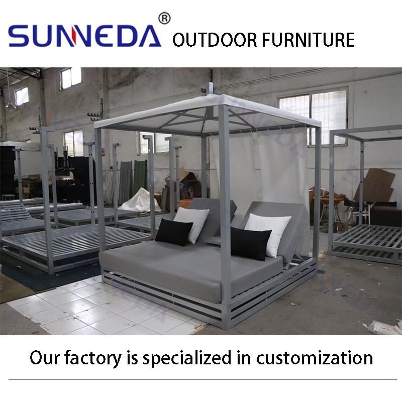 2021 Modern Sun Shade Sofa Sun Shade Bed Lying Bed Garden Furniture