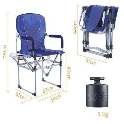 Beach Camping 600d Oxford Cloth Fishing Folding Chair for Fishing