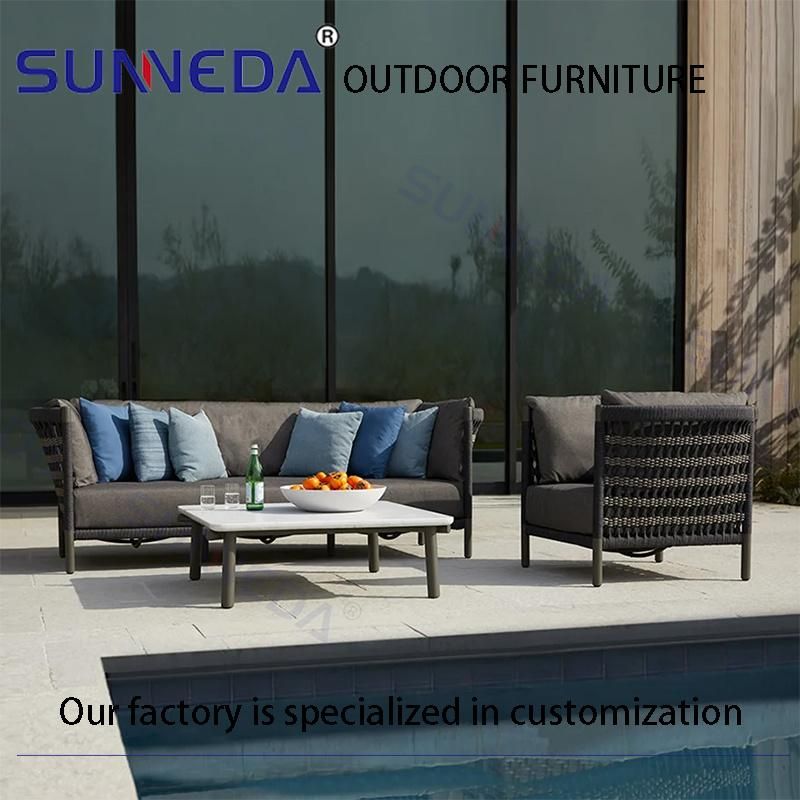 Chinese Style Lawn Classical Design Patio Small Balcony Sofa Set