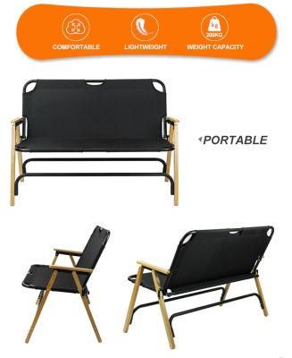 Outdoor BBQ Camping Folding Leisure Long Bench Chair