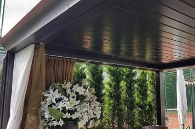 Customized Ral Color Aluminum Pergola with Remote Control System