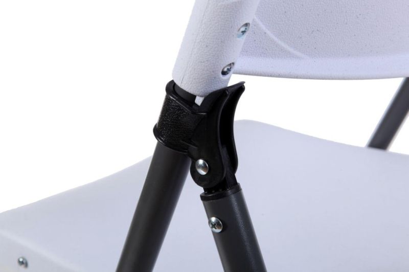 HDPE Plastic Folding Chair with Metal Frame for Outdoor/Indoor