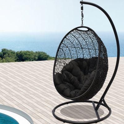 Modern Unique Outdoor Garden Patio Furniture Sets Beach Rattan Rope Hanging Swing Chair