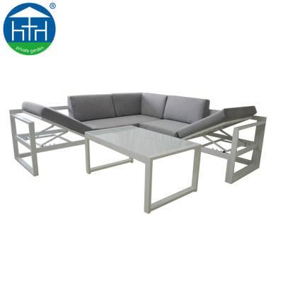 Competitive Price Outdoor Furniture Big Loading Aluminum Patio Garden Sofa
