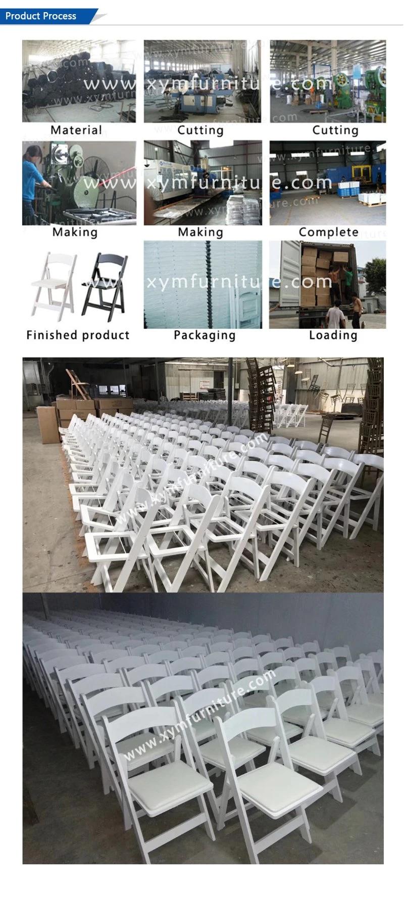 Xinyimei New Style Outdoor Wedding Party Dining Resin Folding Wimbledon Chair