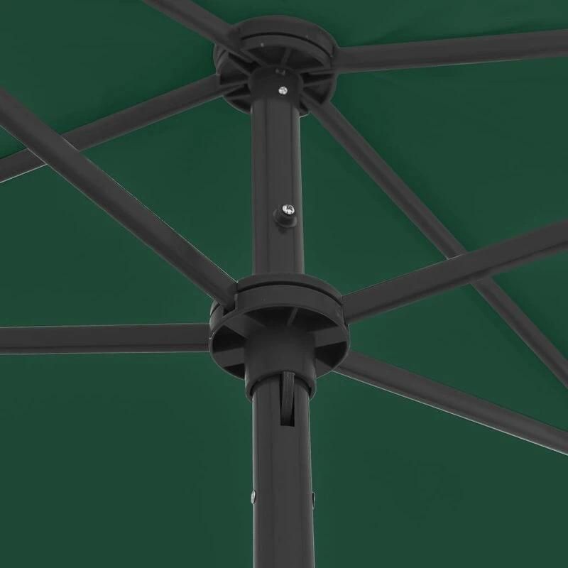 OEM Outdoor Garden Beach Promotional Patio Umbrella Round Aluminum Parasol